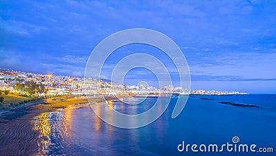 Las Americas Beach, Tenerife Stock Photo